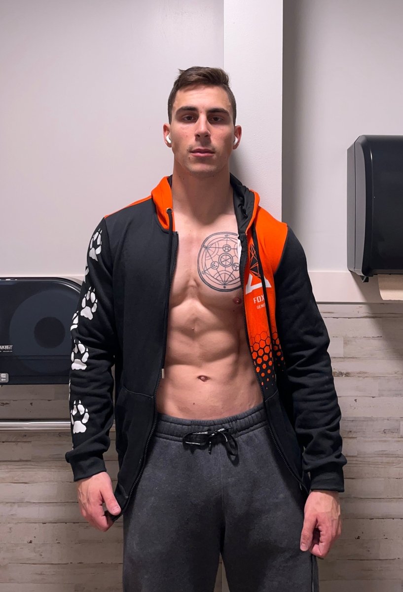 Kapuzenpullover mit Reißverschluss - Fox Division