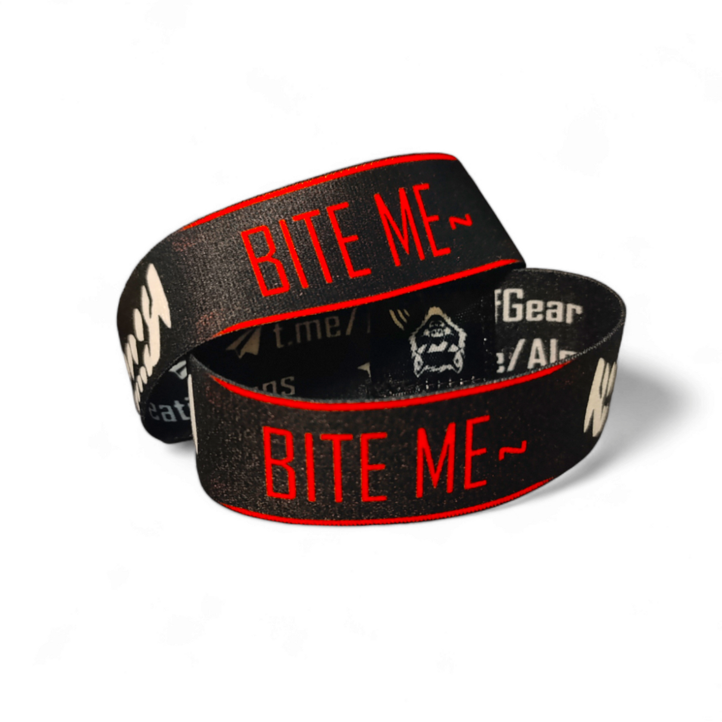 UV-reaktives Armband - Bite Me