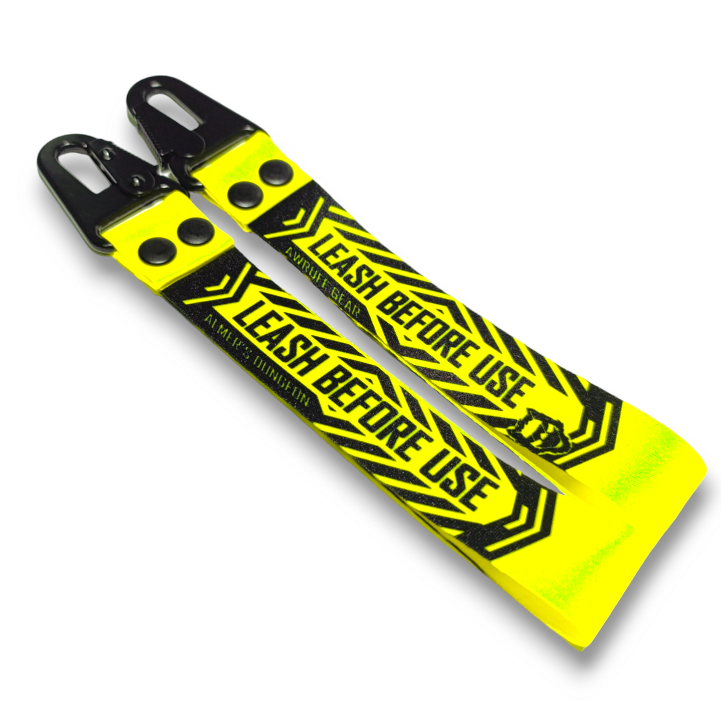 UV Reactive Keychain - Leash Before Use