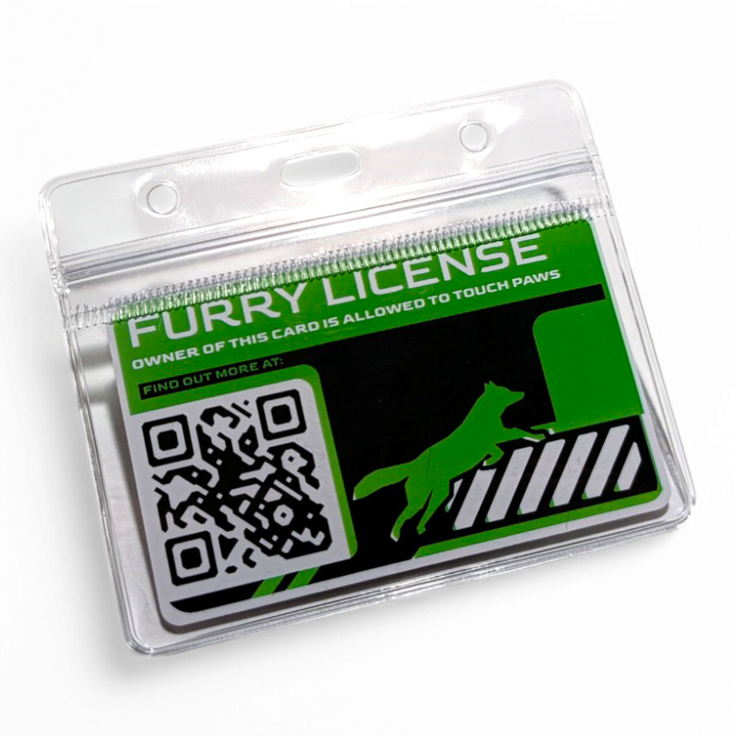 PVC Badge - Furry License [CUSTOM]