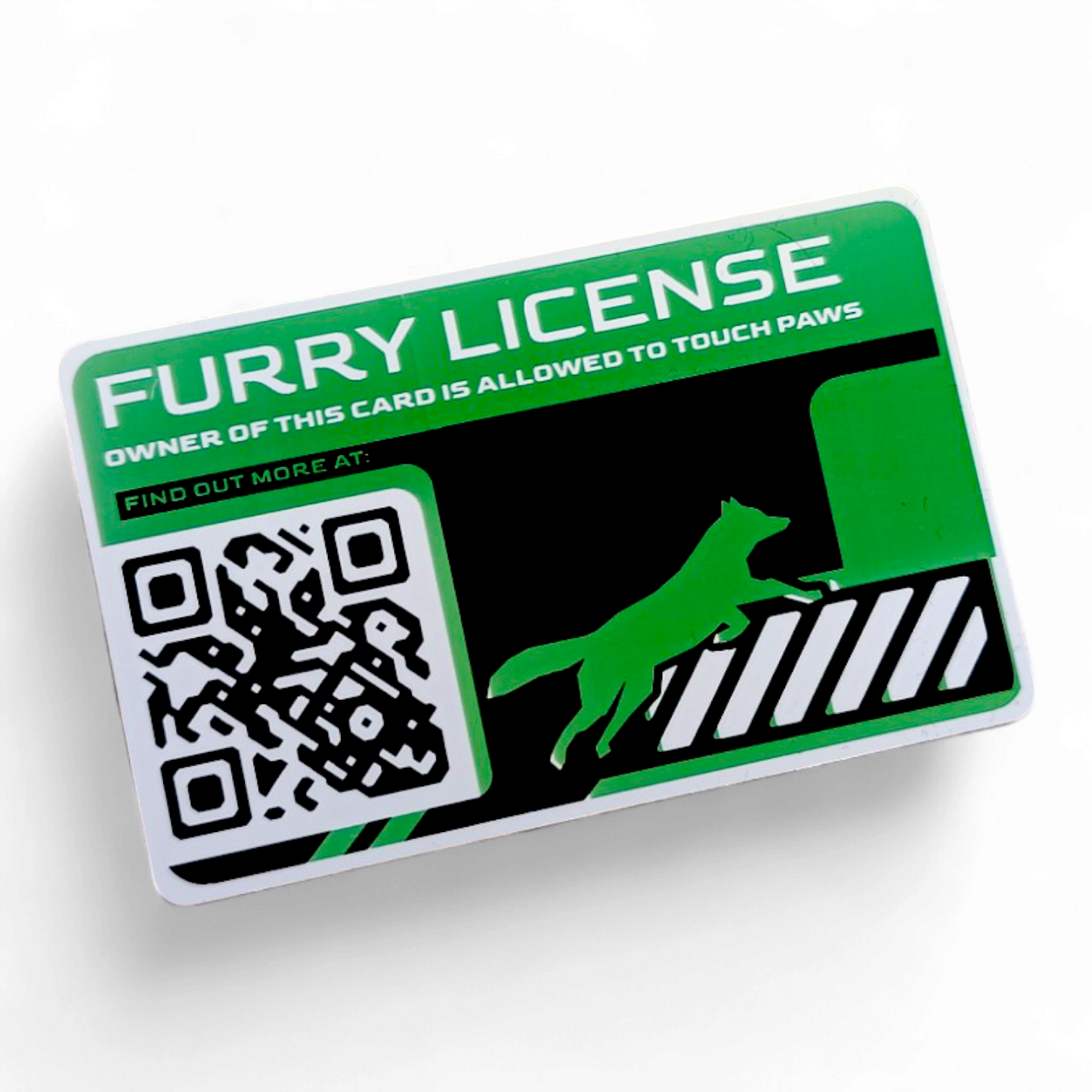 PVC Badge - Furry License [CUSTOM]