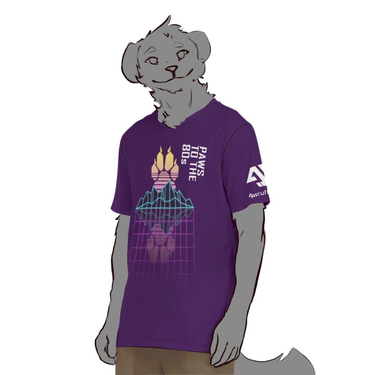 T-Shirt - Paws to The 80s