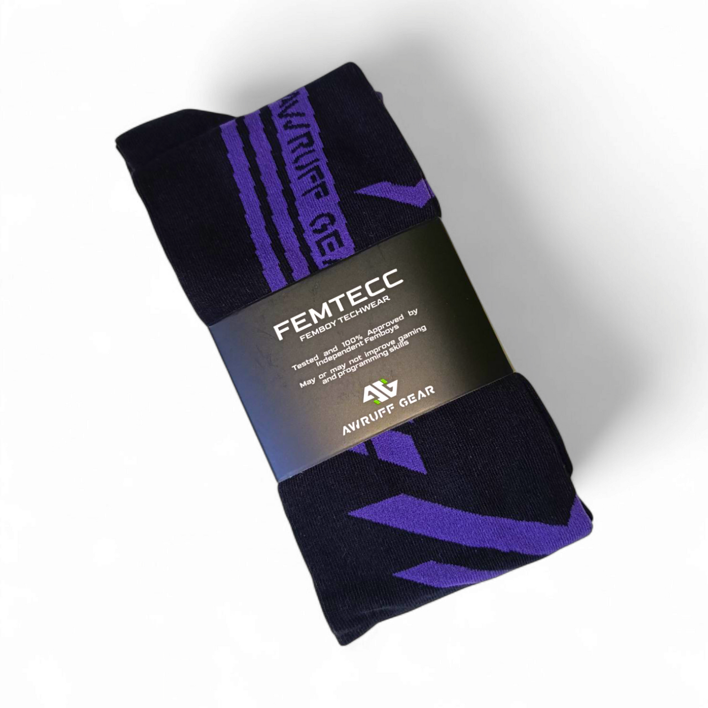 FemTecc - Techwear Femboy Thigh High Socks