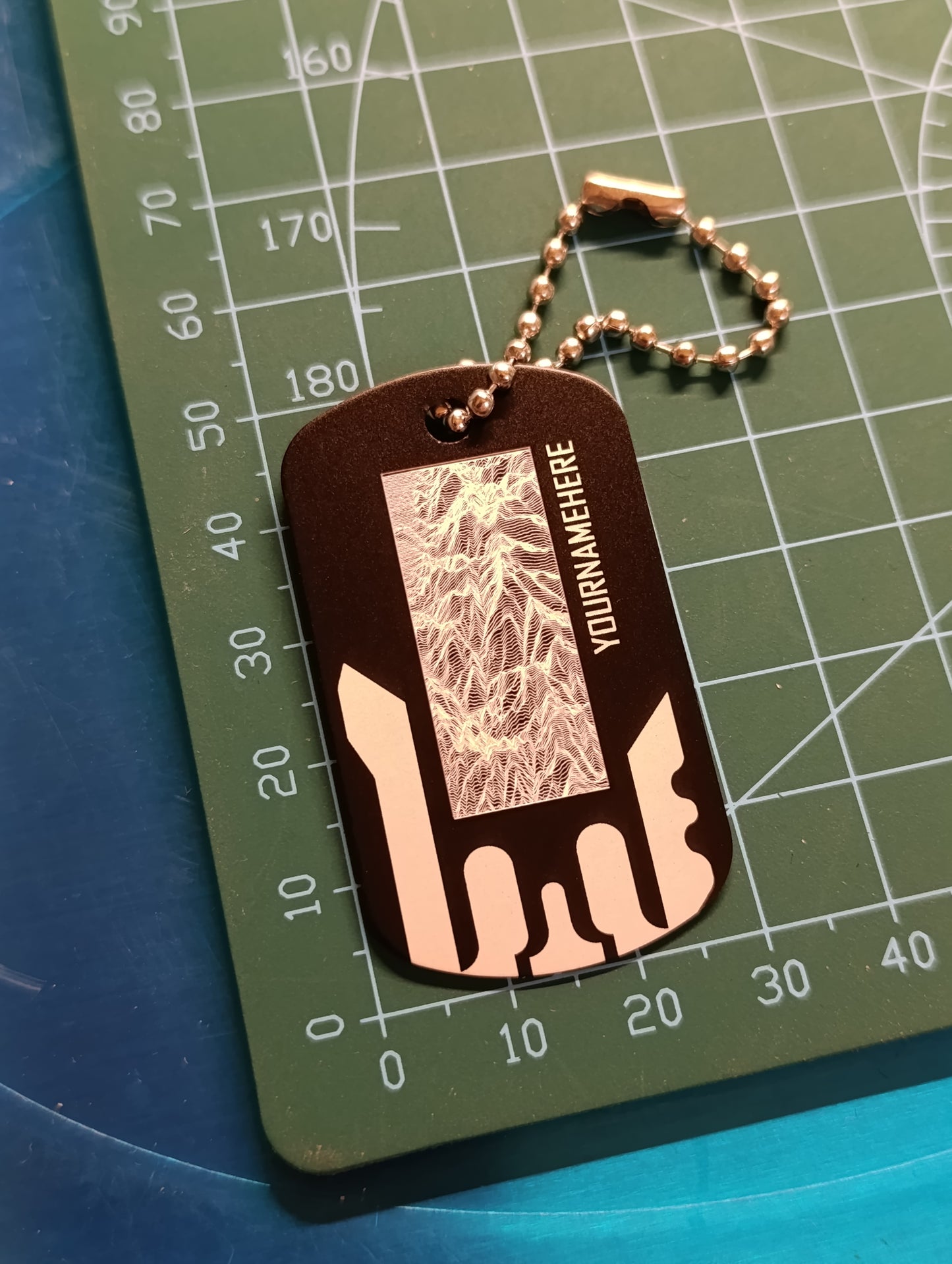 Techwear Topography Chip - DogTag [CUSTOM]