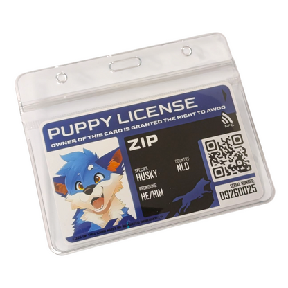PVC Badge - Furry License [CUSTOM]